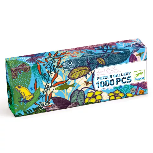 Élet a tengerben - Művész puzzle 1000 db-os - Land and Sea
