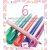 Csillámló filctoll édes színekben - Csillám filctoll 6 db - 6 glitter markers - sweet