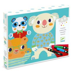   Mackós színező letörölhető filctollal - Színező folctollal - Cuties