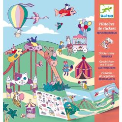   Az én vidámparkom - Mersélő matricás könyv - The funfair