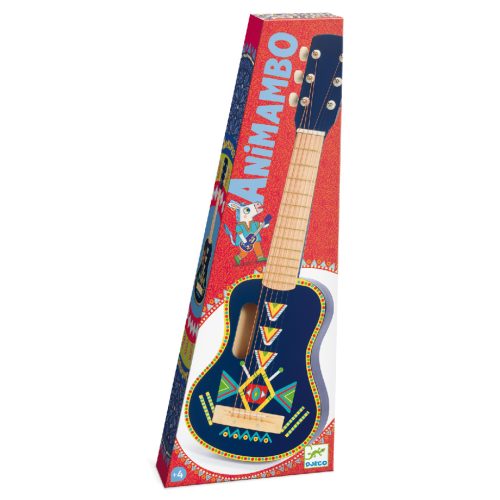 6 húros Gitár - Gyermek gitár - Guitar 6 metallic ropes - Djeco - Animambo
