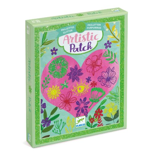 Virágoskert - Kollázs készítő - Artistic Patch - Collages - Petals - DJ09465 - Djeco