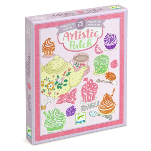Muffin - Kollázs készítő - Artistic Patch - Collages - Sweets - DJ09470 - Djeco