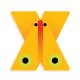 X - Állatos dekorbetű - X - DD04983
