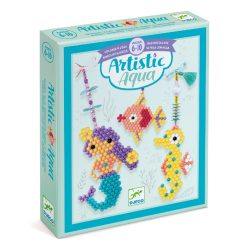   Vízes vizi állatok - Képalkotás gyöngyökkel,  vízzel - Artistic aqua - Sea charm - Djeco - DJ09483