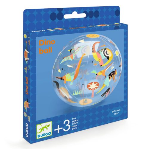 Felfújható dinós labda - 35 cm - Dino ball - DJ00174