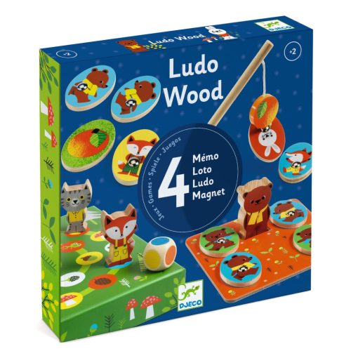 Erdei állatok - Játékgyűjtemény 2 éves kortól - Ludo Wood - DJ01628