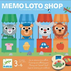   Állatos memória lottó - Memória játék - Mémo loto shop - DJ08537