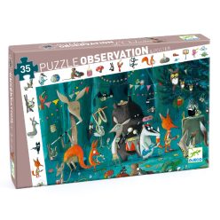   Erdei zenekar megfigyelő puzzle 35 darabos - The orchestr - Djeco - DJ07588