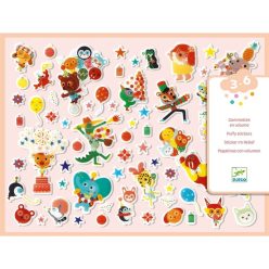   Parti domború matrica 118 darabos - The party - Djeco - DJ09080