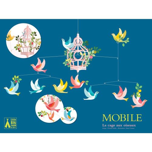 Madárkás függődísz - Függődísz - Birdcage  - Djeco - DD04302