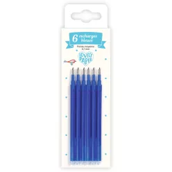   Kék tollbetét - Írószerf - Stylo friction bleu + 3 recharges - DD03797