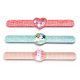 Csattanós karkötő 3 lányos változatban - Szív, cica, nyuszi karkötő - Slap bracelets  - Djeco- DD03455