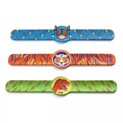   Csattanós karkötő 3 fiús változatban - Dínó, tigris, szuperhős - Winding bracelets - Djeco - DD03456