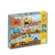 Építkezés - Óriás puzzle 12+5 db-os - Construction site - Djeco- DJ07167