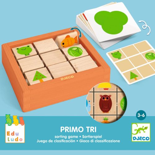 Első szortírozóm - Fejlesztőjáték - Eduludo Primo Tri - Djeco- DJ08210