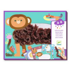  Bolyhos barátok - Képalkotás - Wool and Velcro - Fluffy friends! - Djeco- DJ09128