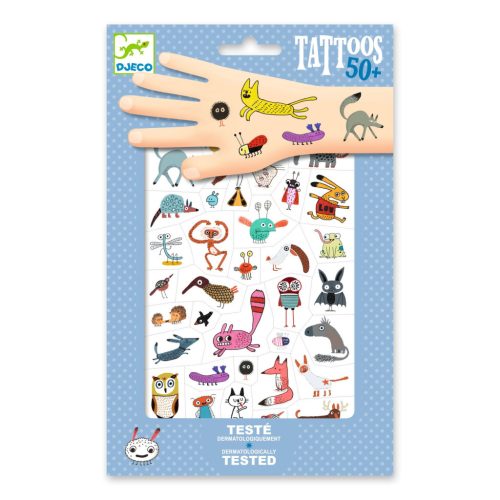 Kicsi lények - Tetováló matrica - Little critters - Djeco- DJ09911