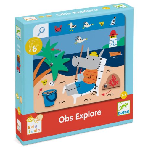 Pörgess és keress Kalandok - Megfigyelő játék - Eduludo Obs Explore - DJ08235