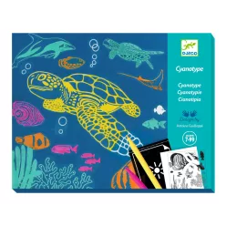   Tenger alatt - Cianotípia - Ultramarine, Cyanotype - DJ09353