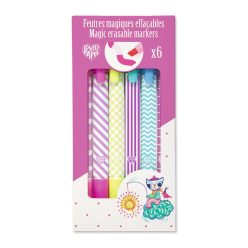   Varázs filctoll - 6 db radírozható - Magic erasable markers - DD03810