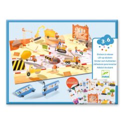   Utazós mesélés - Matricázó - Lift-up stickers - Vehicles - DJ00043