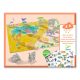 Állatos mesélés - Matricázó - Lift-up stickers - Animals - DJ00044