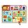 Házikós puzzle - Fa formabeillesztő - Puzzlo House - DJ01834
