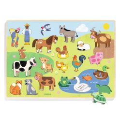   Farmos puzzle - Fa formabeillesztő - Puzzlo FarmAnimo - DJ01835