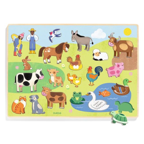 Farmos puzzle - Fa formabeillesztő - Puzzlo FarmAnimo - DJ01835