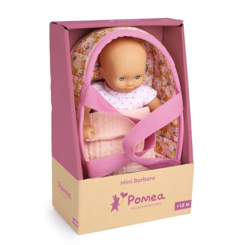 Barabara Pomea mini mózeskosárral - Játékbaba 20 cm -  - DJ07724