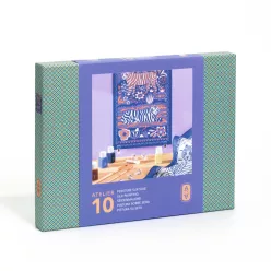   Selyem tigrisek - AGA selyemfestés - Atelier 10, Silk Painting - GA10010