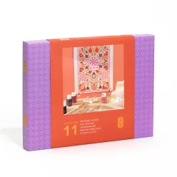   Selyem mandala - AGA selyemfestés - Atelier 11, Silk Painting - GA10011