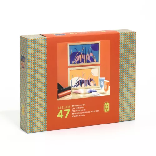 Gél nyomtatás szavanna - AGA kreatív műhely - Atelier 47, Gel Printing - GA10047