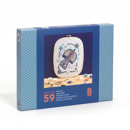 Gyömgymadár - AGA gyöngyhímzés - Atelier 59, Beadwork - GA10059