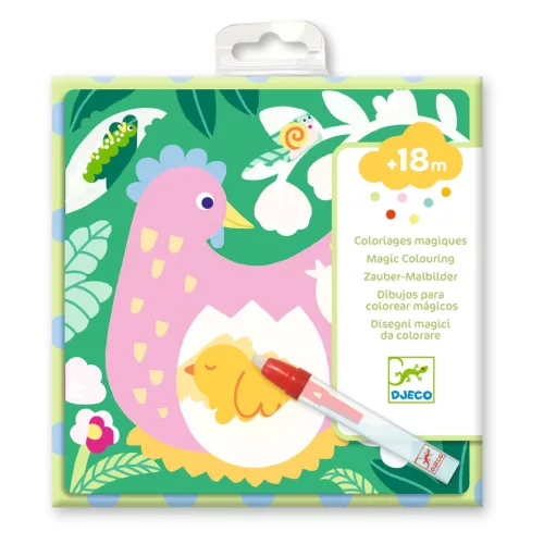 Vizes bébikék 2 - Varázs színezők - Peekaboo! Garden Baby Animals - DJ00953