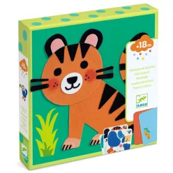   Filc szavanna - Képalkotás filc anyaggal - Soft Animals - DJ00047