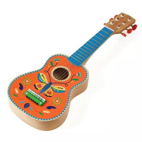 Gitár kis méretű - Gyermek hangszer - Guitar 6 metal strings - Small size - DJ06041