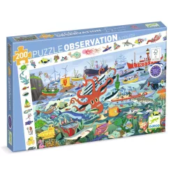   Nyüzsgő tenger - Megfigyelő puzzle 200 db-os - Secrets of the Sea - DJ07460