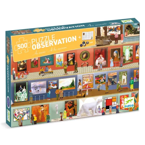 Múzeumi kincsek - Megfigyelő puzzle 500 db-os - At the Museum - DJ07415