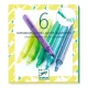 Mojito - Csillámos szövegkiemelő készlet 6 színben - Set of 6 glitter highlighters, Mojito - DJ09535