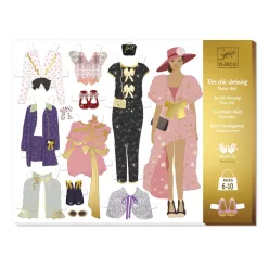   Elegáns gardrób - Papírbaba öltöztető kreatív - So chic wardrobe - DJ09824