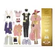 Elegáns gardrób - Papírbaba öltöztető kreatív - So chic wardrobe - DJ09824