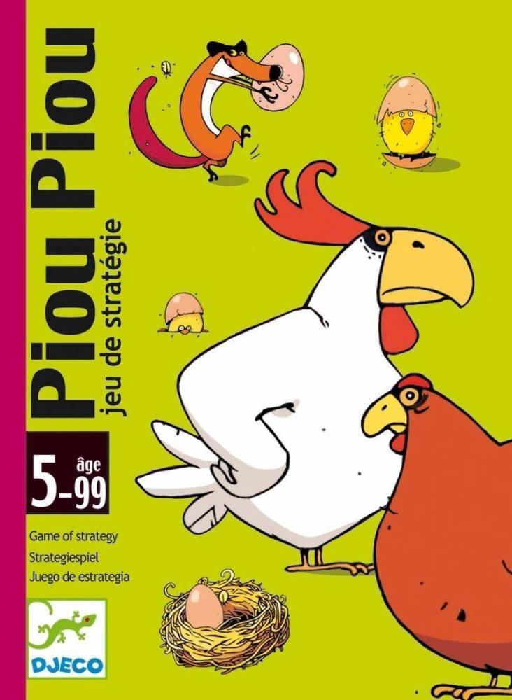 Piou Piou - tojás gyűjtögető kártyajáték - Djeco