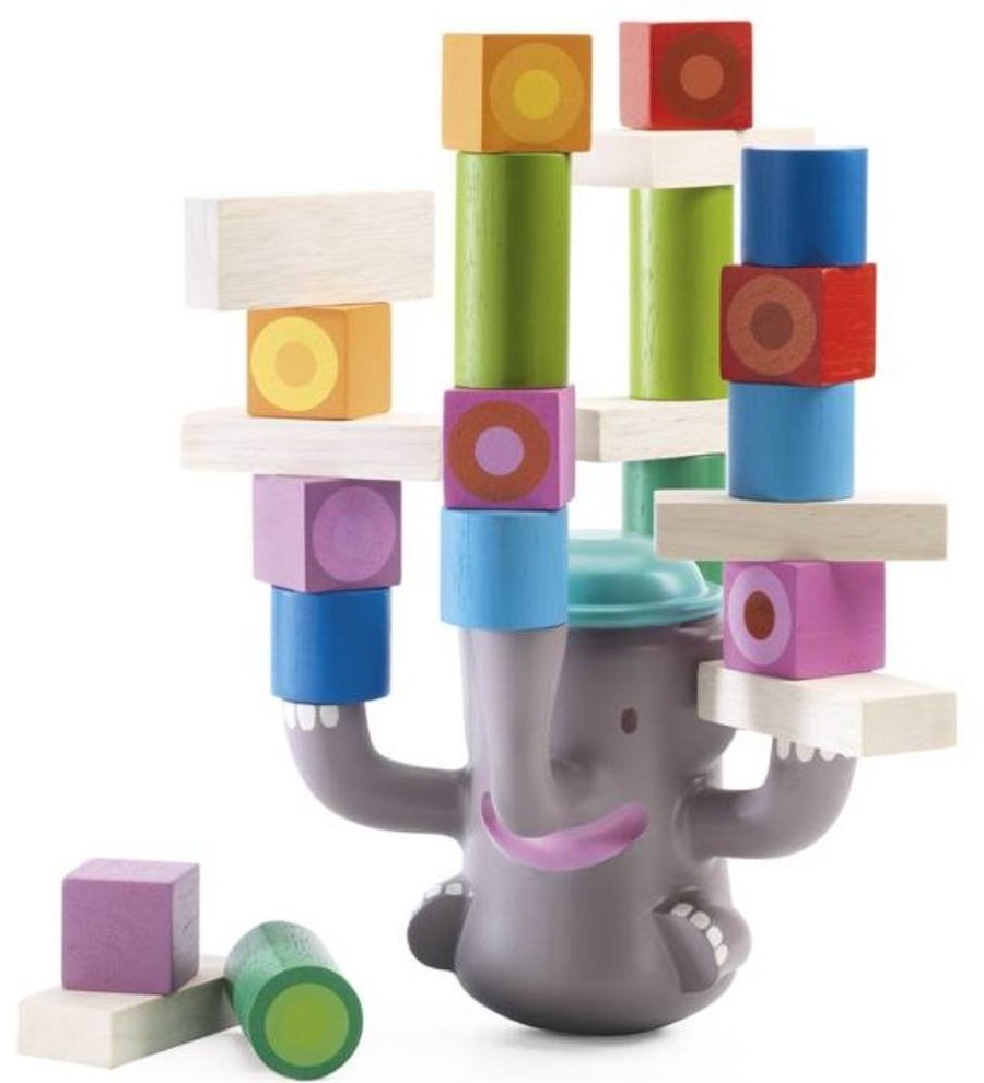 Egyensúlyozó elefánt - Egyensúlyozó ügyességi játék - Bigboum - Djeco