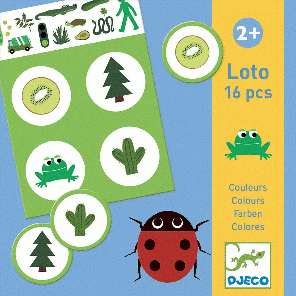 Szín lottó - Lottó játék - Loto Colours - Djeco - DJ08128